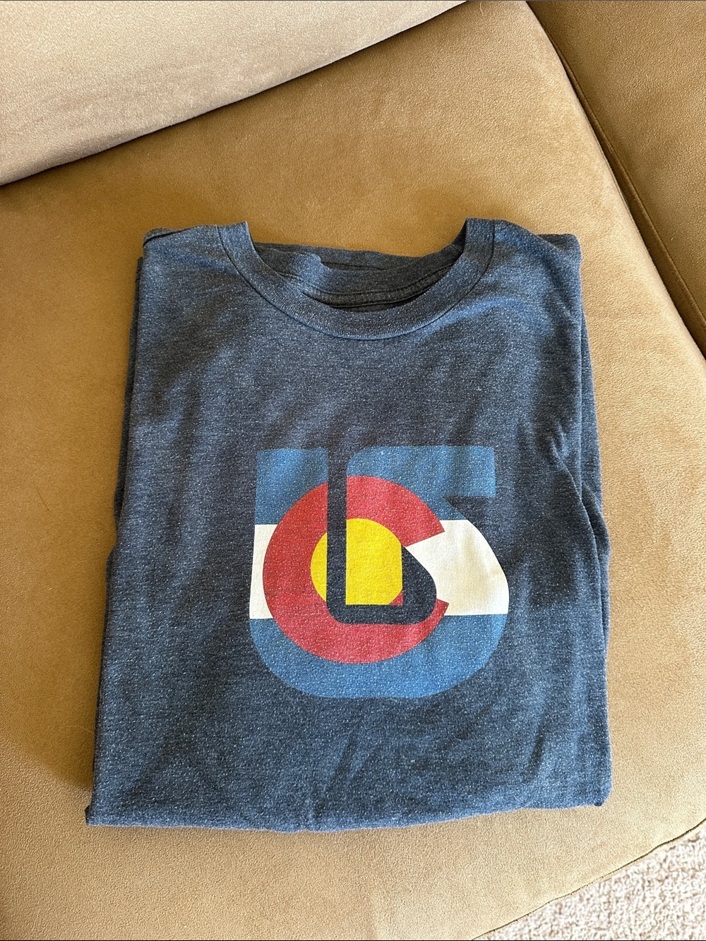 Burton Navy Short Sleeve Tee with Colorado Logo